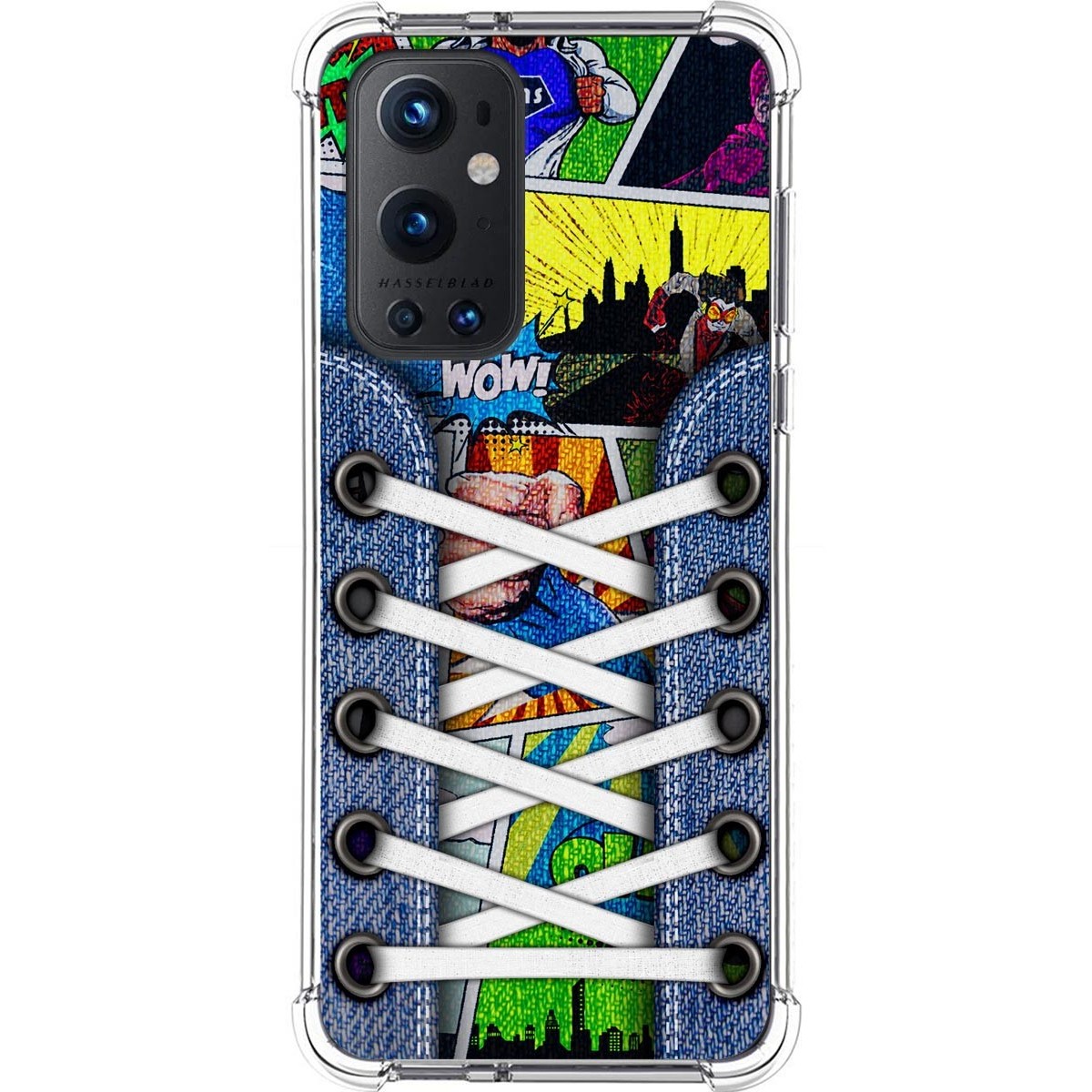 Funda Silicona Antigolpes para OnePlus 9 Pro 5G diseño Zapatillas 14 Dibujos