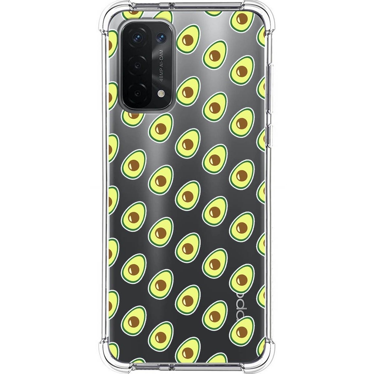Funda Silicona Antigolpes para Oppo A54 5G / A74 5G diseño Aguacate Dibujos