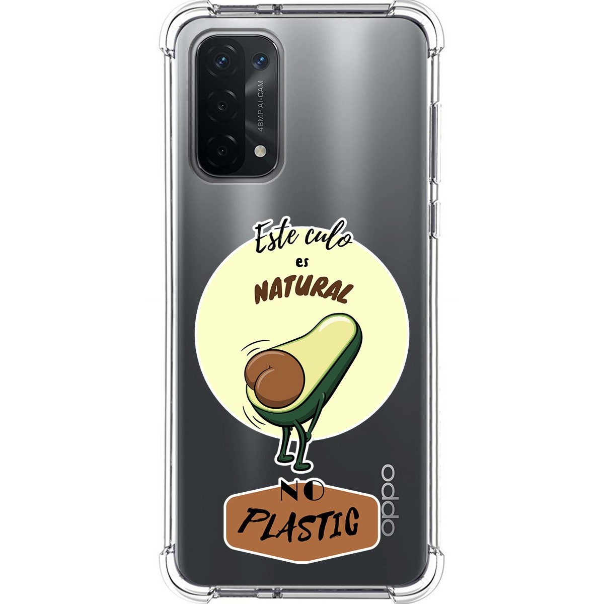 Funda Silicona Antigolpes para Oppo A54 5G / A74 5G diseño Culo Natural Dibujos