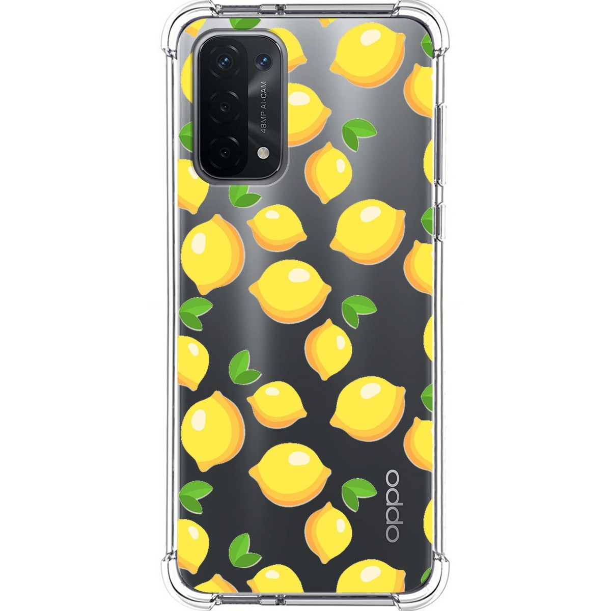 Funda Silicona Antigolpes para Oppo A54 5G / A74 5G diseño Limones Dibujos