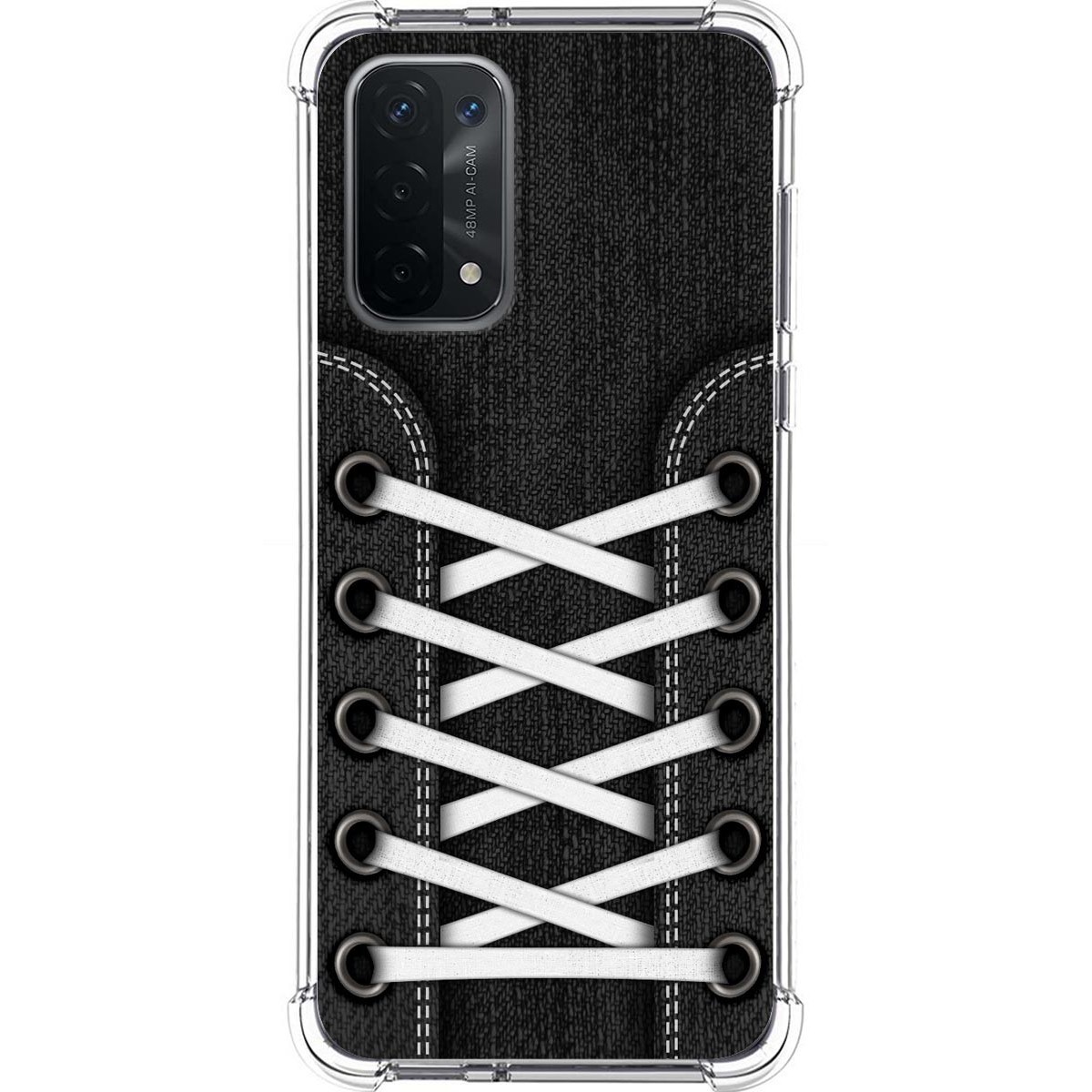 Funda Silicona Antigolpes para Oppo A54 5G / A74 5G diseño Zapatillas 02 Dibujos