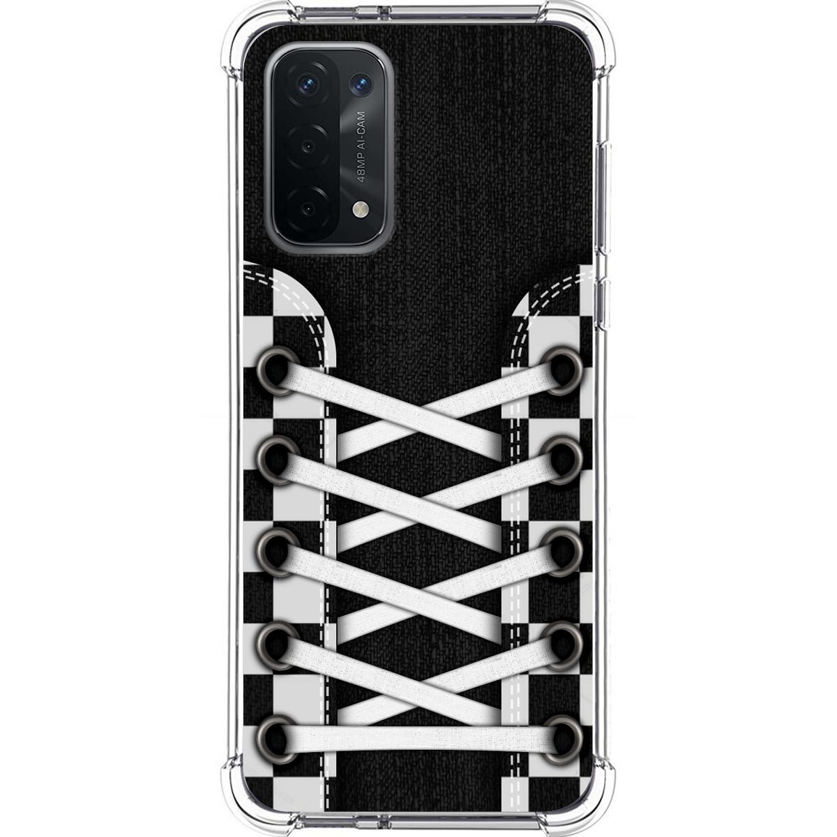 Funda Silicona Antigolpes para Oppo A54 5G / A74 5G diseño Zapatillas 03 Dibujos