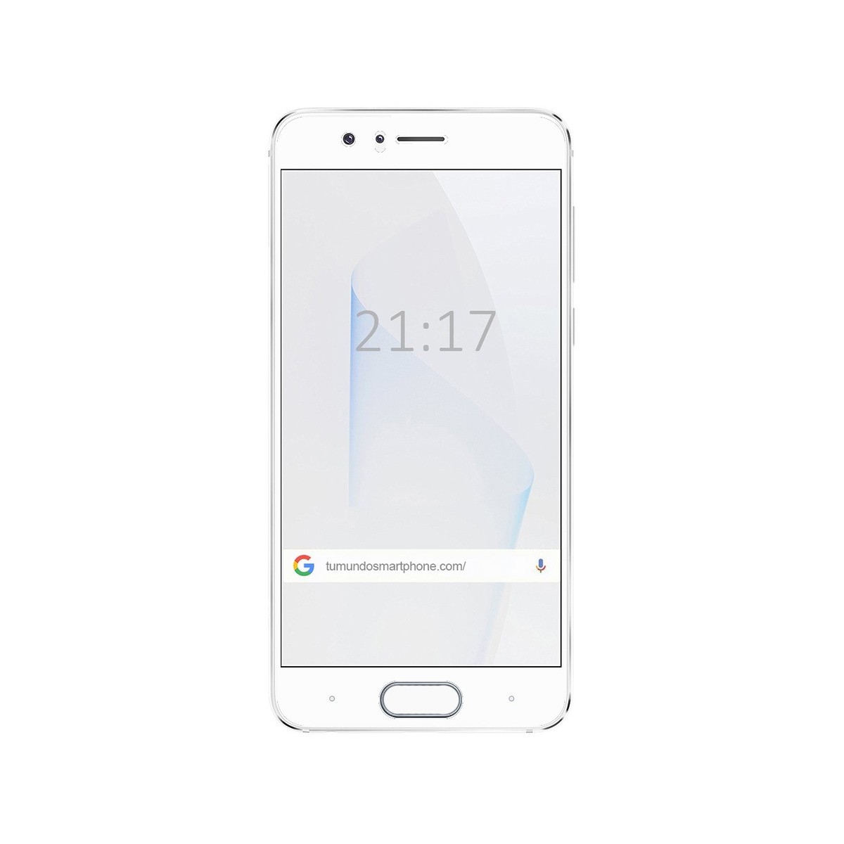 Protector Cristal Templado Frontal Completo Blanco para Huawei Honor 9 Vidrio