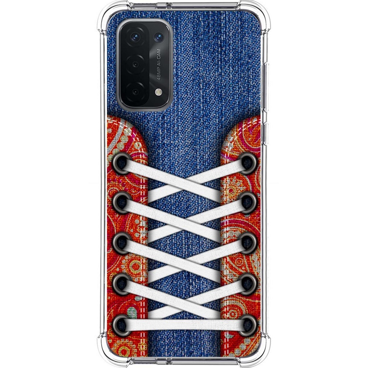 Funda Silicona Antigolpes para Oppo A54 5G / A74 5G diseño Zapatillas 11 Dibujos