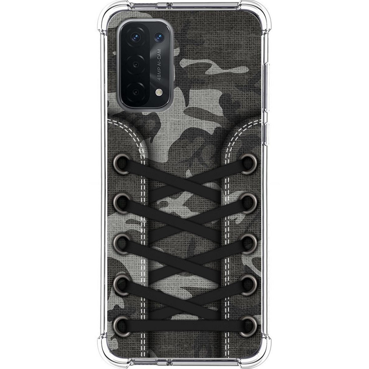 Funda Silicona Antigolpes para Oppo A54 5G / A74 5G diseño Zapatillas 15 Dibujos
