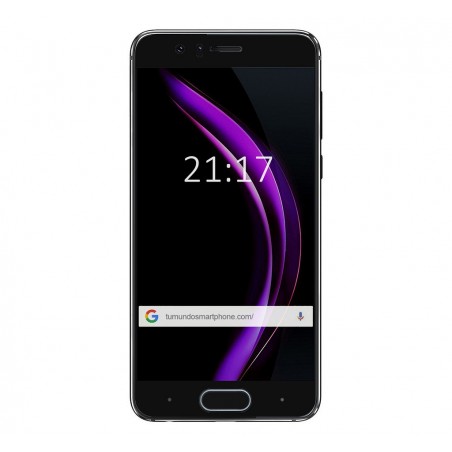 Protector Cristal Templado Frontal Completo Negro para Huawei Honor 9 Vidrio