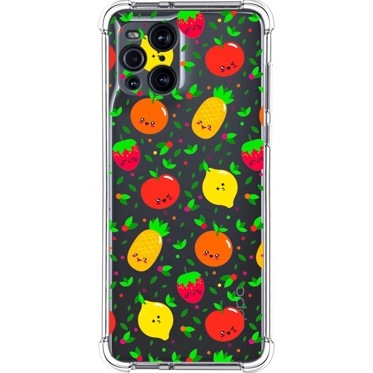 Funda Silicona Antigolpes para Oppo Find X3 Pro 5G diseño Frutas 01 Dibujos