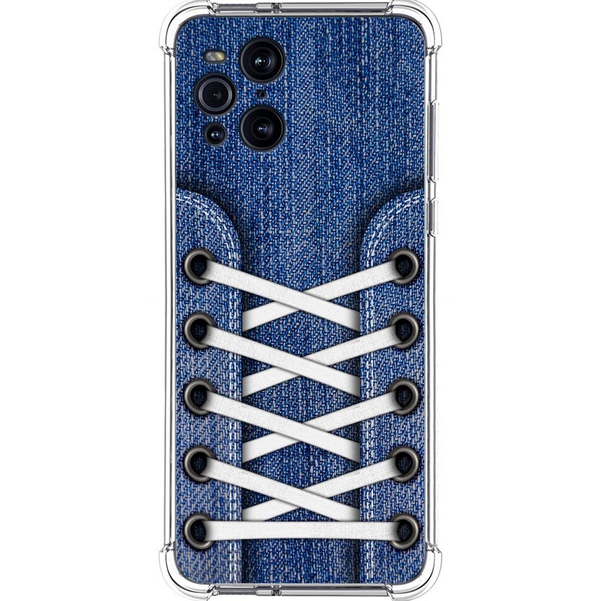 Funda Silicona Antigolpes para Oppo Find X3 Pro 5G diseño Zapatillas 01 Dibujos