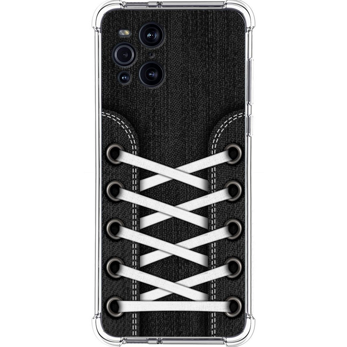 Funda Silicona Antigolpes para Oppo Find X3 Pro 5G diseño Zapatillas 02 Dibujos