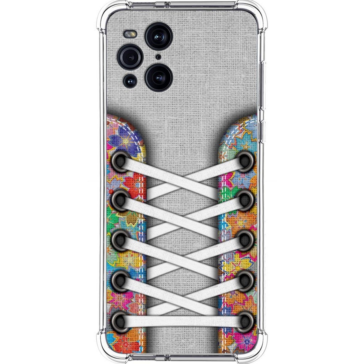 Funda Silicona Antigolpes para Oppo Find X3 Pro 5G diseño Zapatillas 04 Dibujos