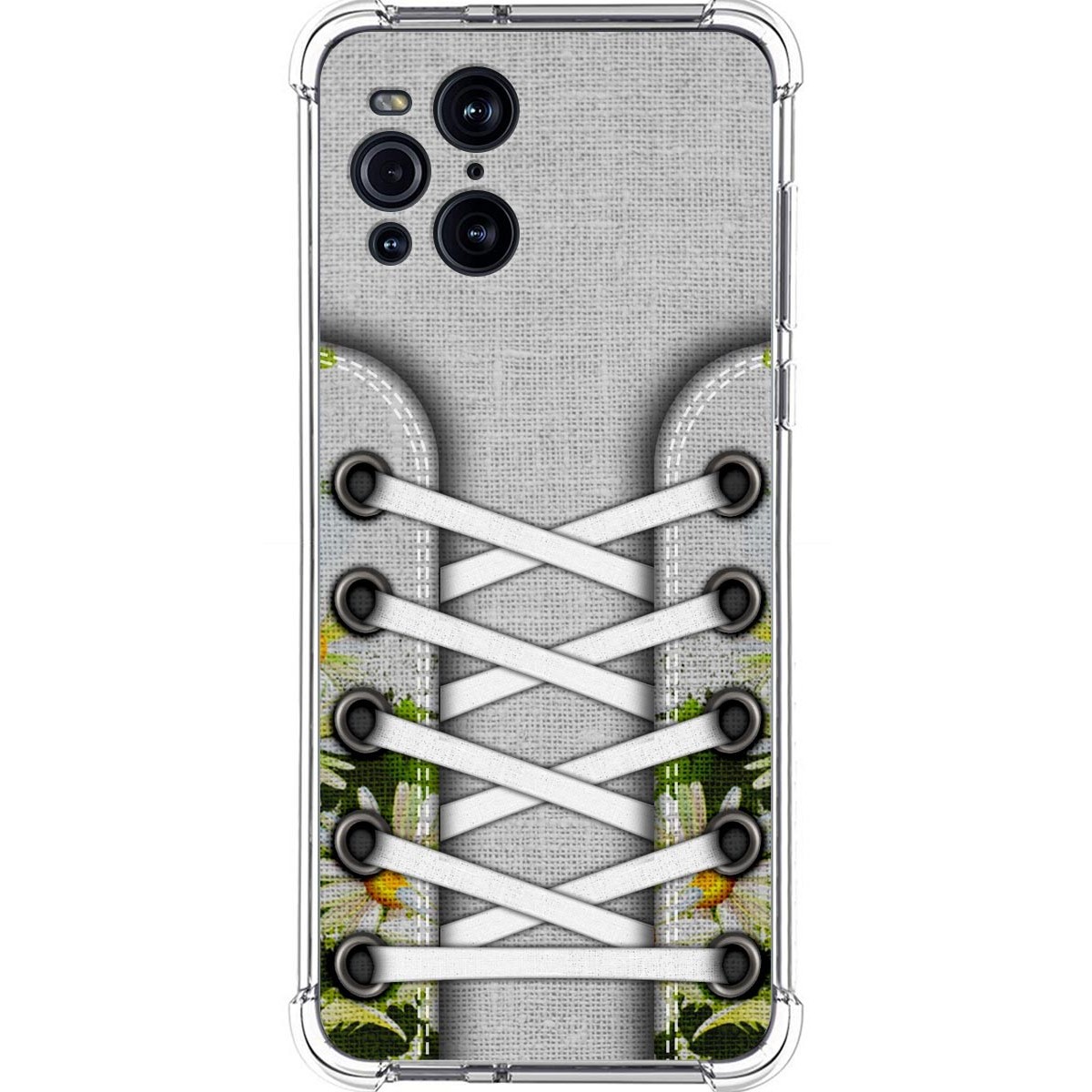 Funda Silicona Antigolpes para Oppo Find X3 Pro 5G diseño Zapatillas 08 Dibujos