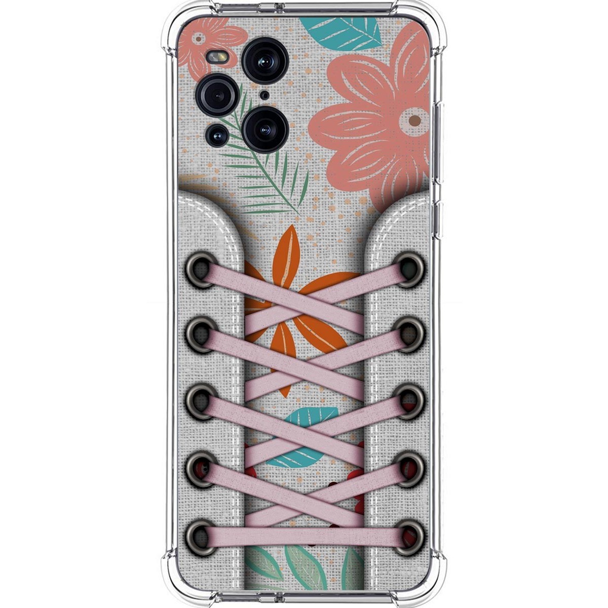 Funda Silicona Antigolpes para Oppo Find X3 Pro 5G diseño Zapatillas 09 Dibujos