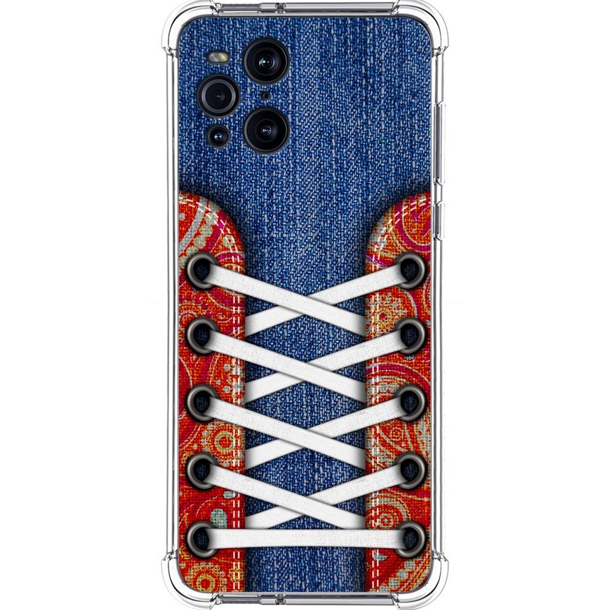 Funda Silicona Antigolpes para Oppo Find X3 Pro 5G diseño Zapatillas 11 Dibujos