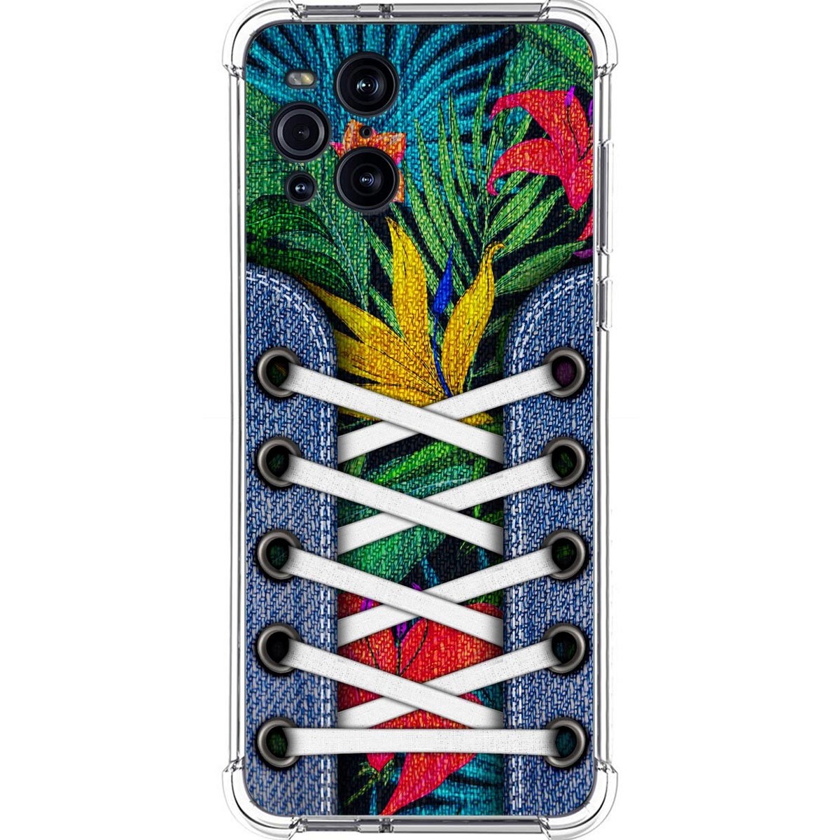 Funda Silicona Antigolpes para Oppo Find X3 Pro 5G diseño Zapatillas 12 Dibujos