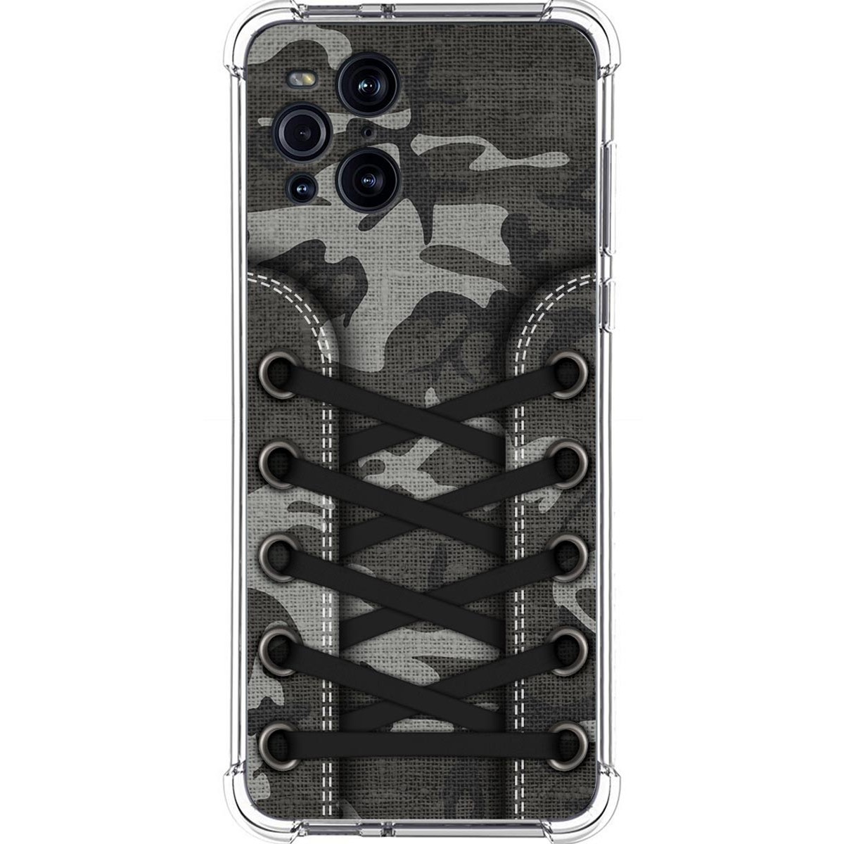 Funda Silicona Antigolpes para Oppo Find X3 Pro 5G diseño Zapatillas 15 Dibujos