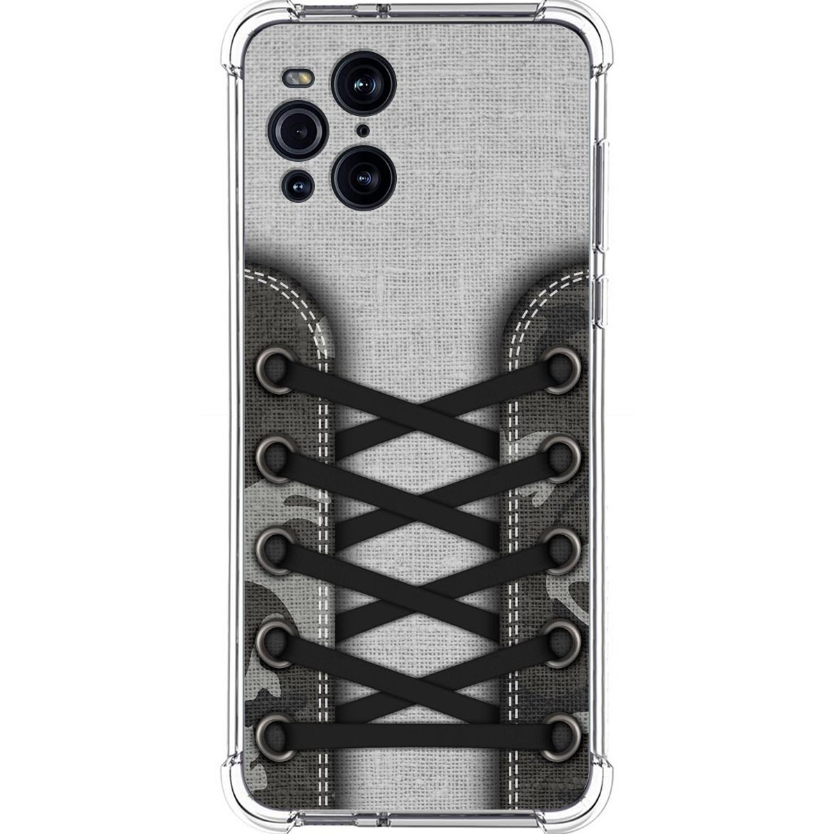 Funda Silicona Antigolpes para Oppo Find X3 Pro 5G diseño Zapatillas 16 Dibujos