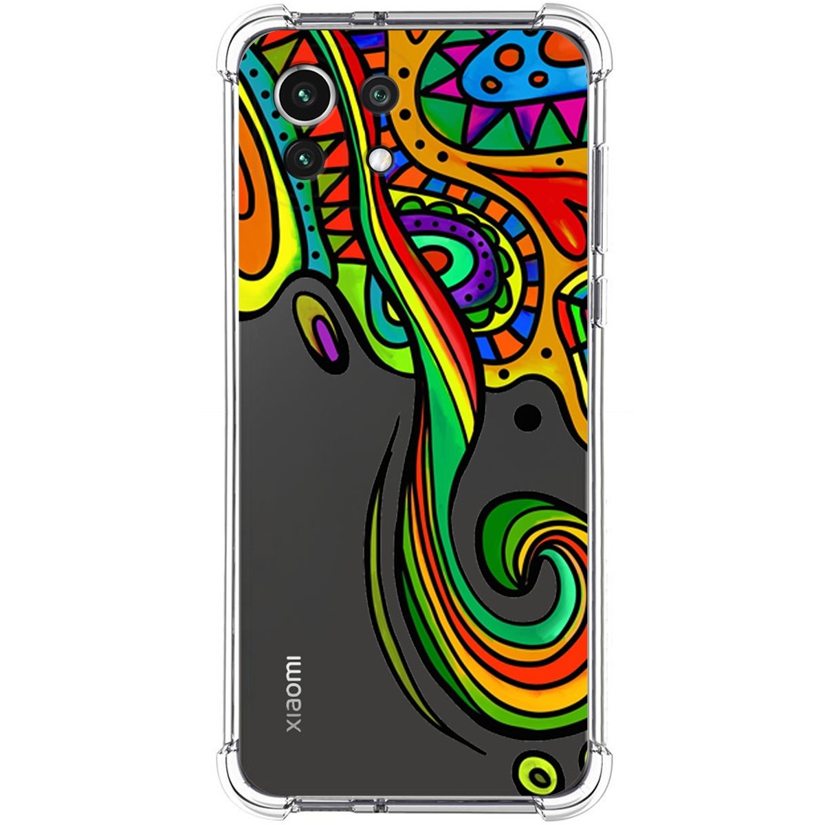 Funda Silicona Antigolpes para Xiaomi Mi 11 Lite 4G / 5G / 5G NE diseño Colores Dibujos