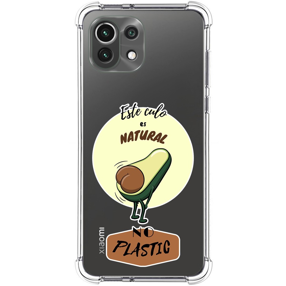 Funda Silicona Antigolpes para Xiaomi Mi 11 Lite 4G / 5G / 5G NE diseño Culo Natural Dibujos