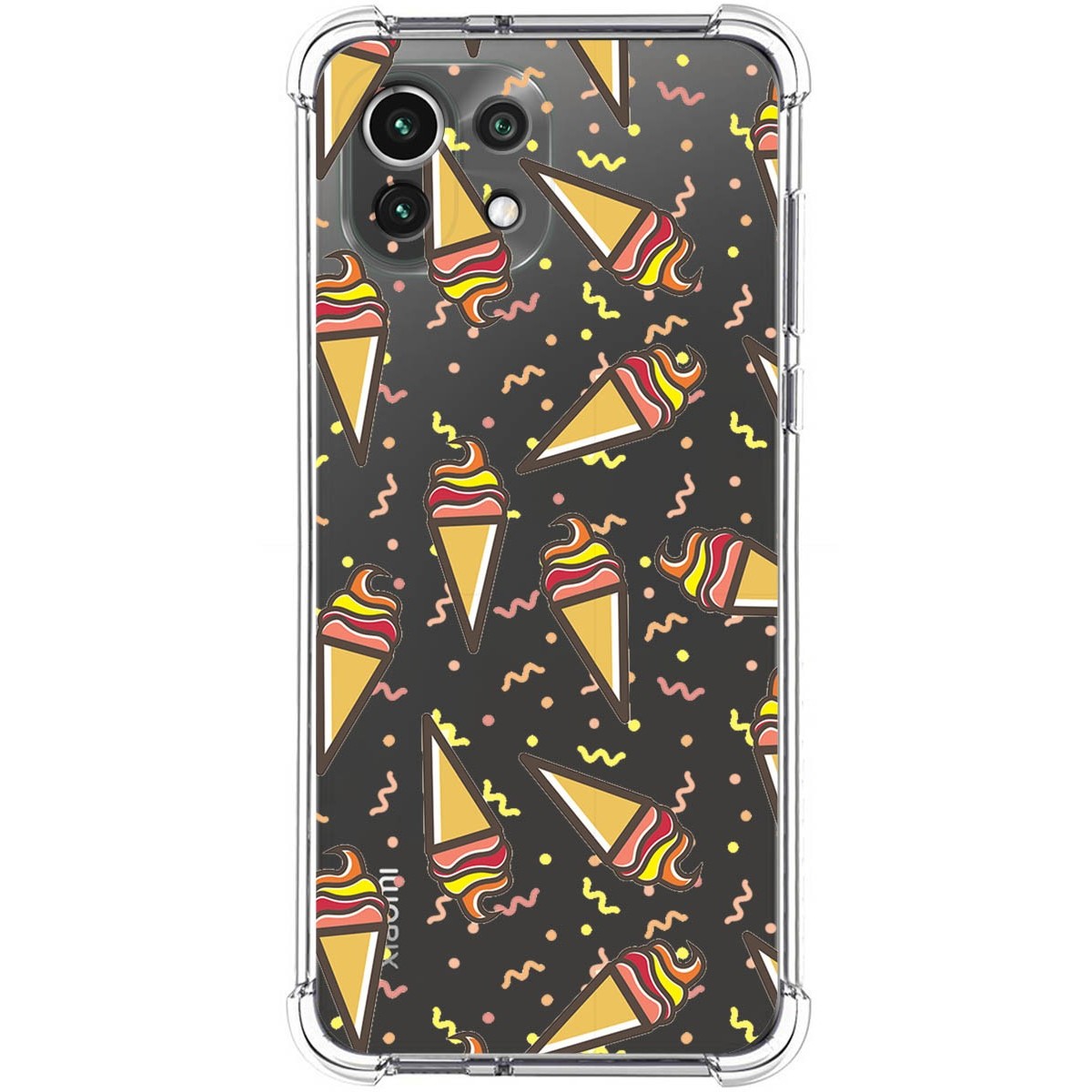 Funda Silicona Antigolpes para Xiaomi Mi 11 Lite 4G / 5G / 5G NE diseño Helados Dibujos