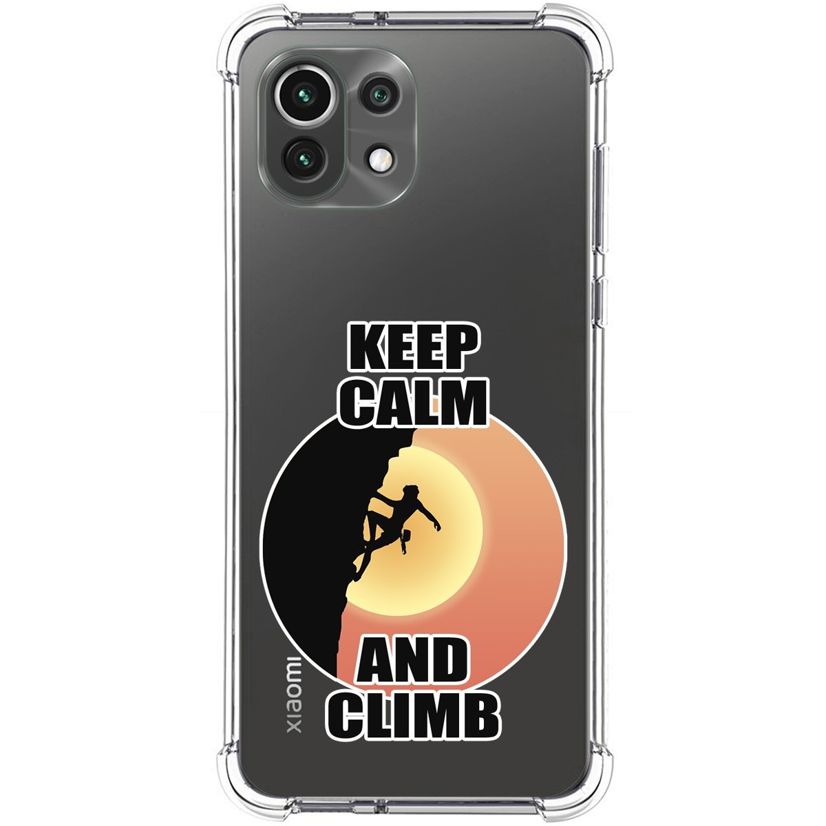 Funda Silicona Antigolpes para Xiaomi Mi 11 Lite 4G / 5G / 5G NE diseño Mujer Escalada Dibujos