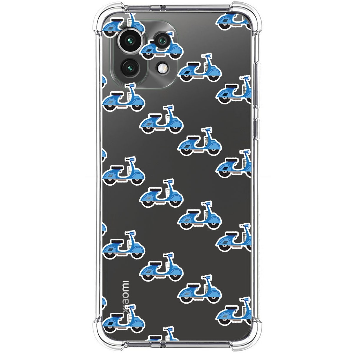 Funda Silicona Antigolpes para Xiaomi Mi 11 Lite 4G / 5G / 5G NE diseño Scooter Dibujos