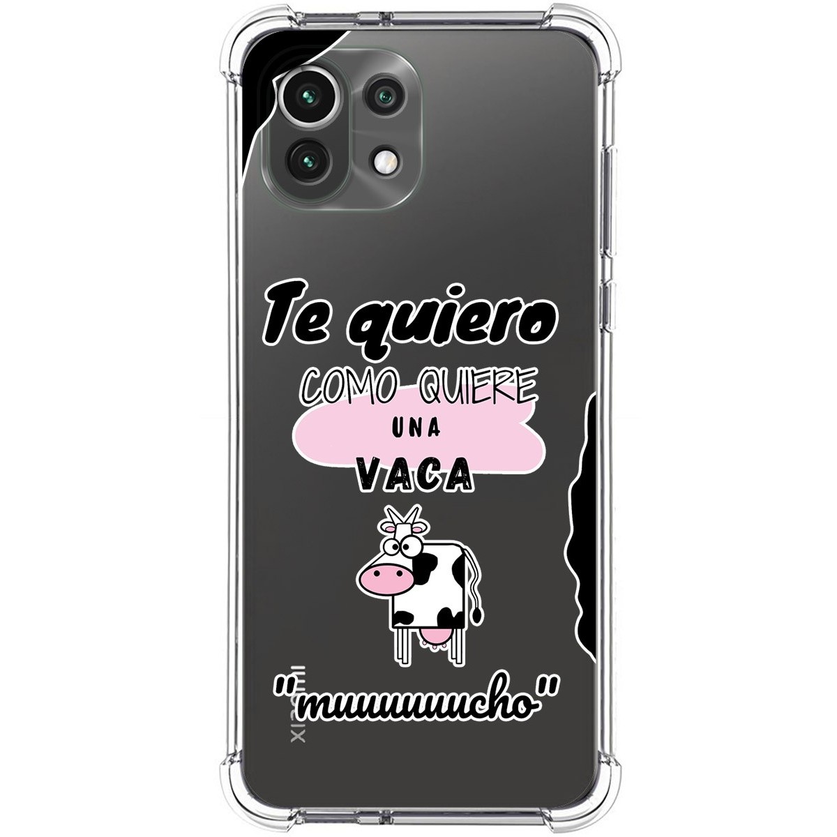 Funda Silicona Antigolpes para Xiaomi Mi 11 Lite 4G / 5G / 5G NE diseño Vaca Dibujos