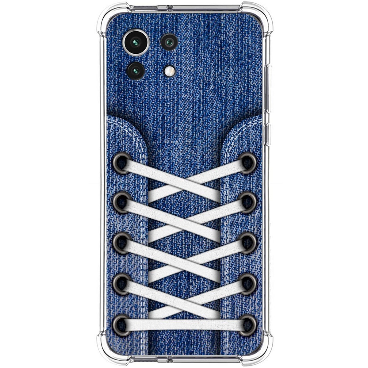 Funda Silicona Antigolpes para Xiaomi Mi 11 Lite 4G / 5G / 5G NE diseño Zapatillas 01 Dibujos