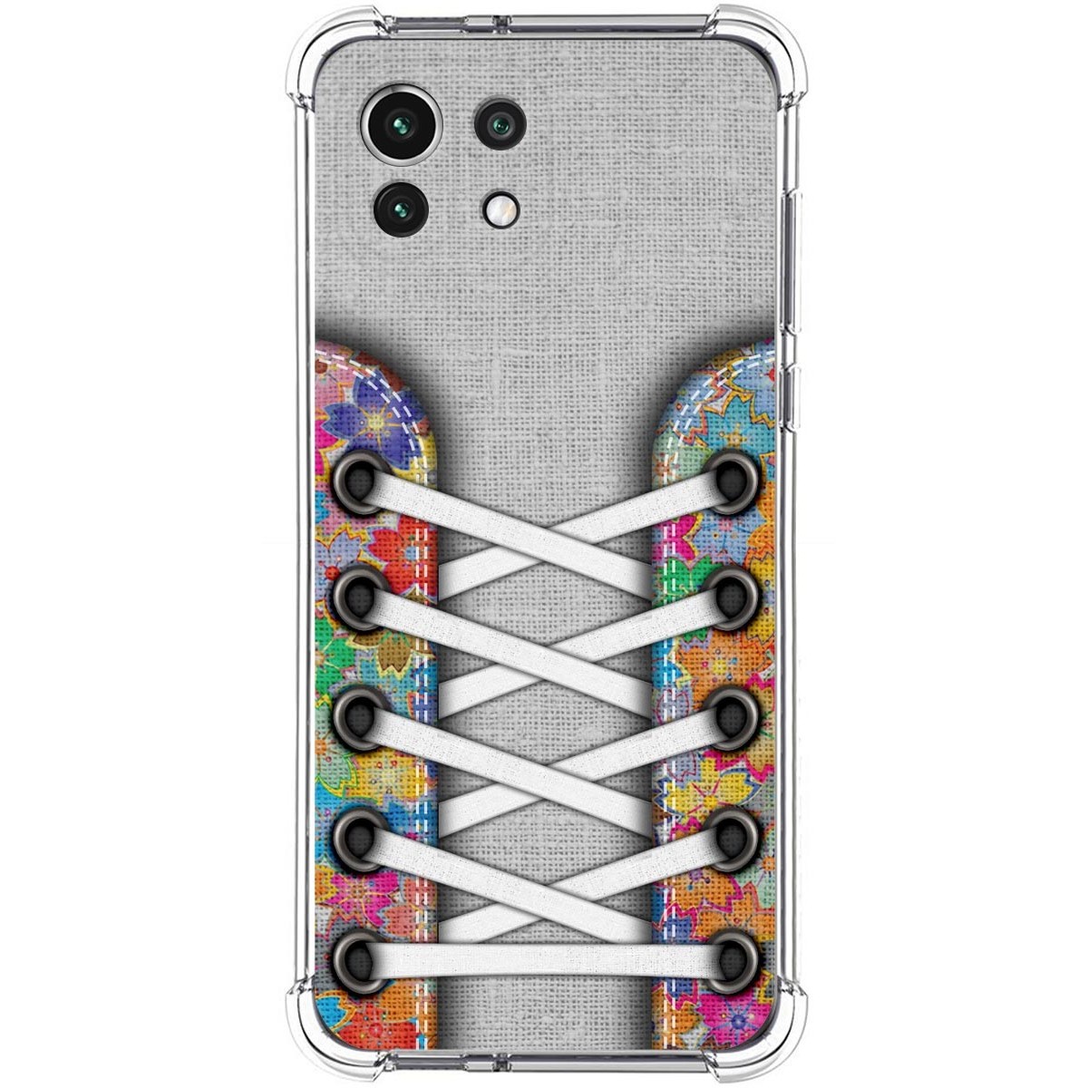 Funda Silicona Antigolpes para Xiaomi Mi 11 Lite 4G / 5G / 5G NE diseño Zapatillas 04 Dibujos