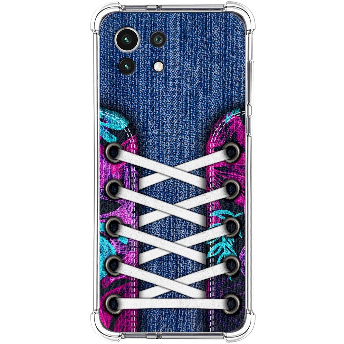 Funda Silicona Antigolpes para Xiaomi Mi 11 Lite 4G / 5G / 5G NE diseño Zapatillas 06 Dibujos