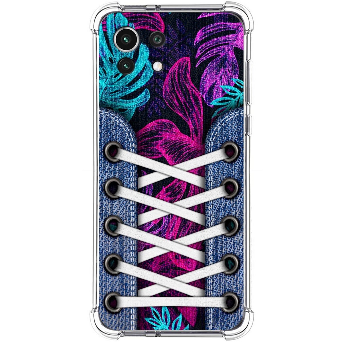 Funda Silicona Antigolpes para Xiaomi Mi 11 Lite 4G / 5G / 5G NE diseño Zapatillas 07 Dibujos