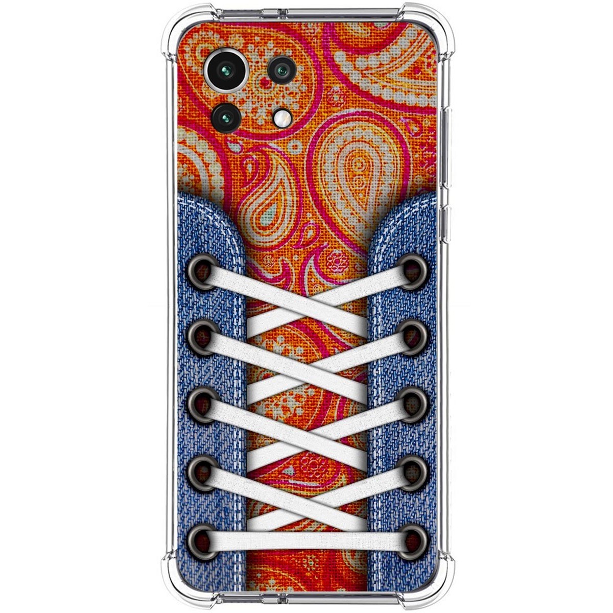 Funda Silicona Antigolpes para Xiaomi Mi 11 Lite 4G / 5G / 5G NE diseño Zapatillas 10 Dibujos