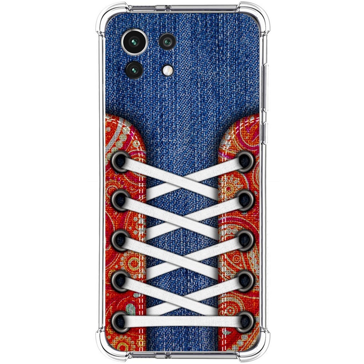 Funda Silicona Antigolpes para Xiaomi Mi 11 Lite 4G / 5G / 5G NE diseño Zapatillas 11 Dibujos