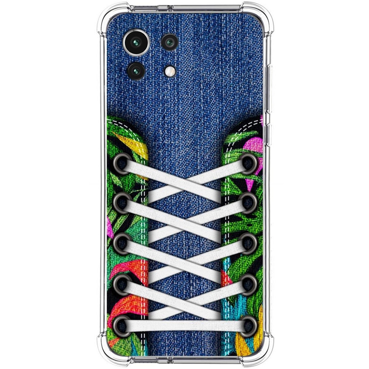 Funda Silicona Antigolpes para Xiaomi Mi 11 Lite 4G / 5G / 5G NE diseño Zapatillas 13 Dibujos