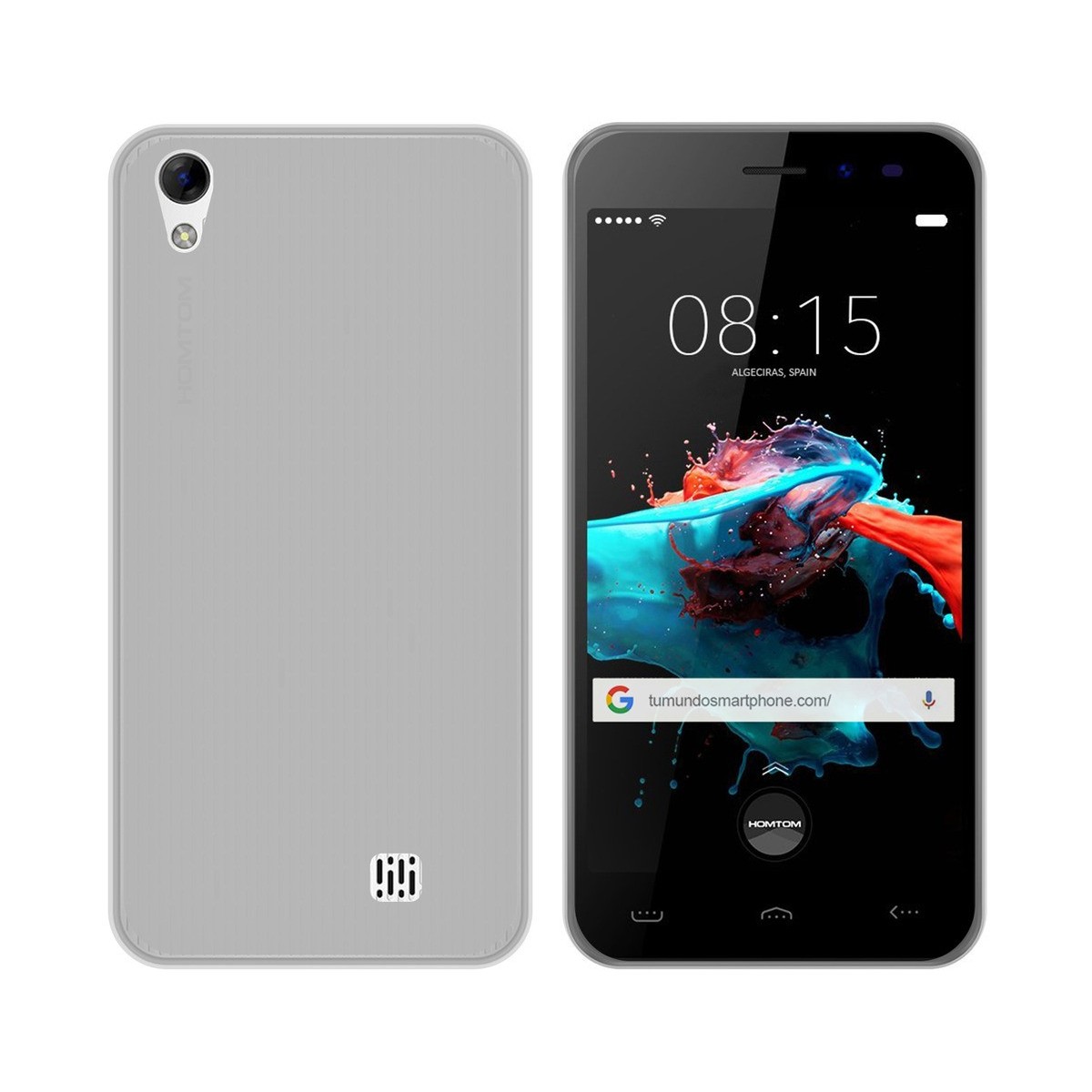 Funda Gel Tpu para Homtom HT16 / HT16 Pro Color Transparente