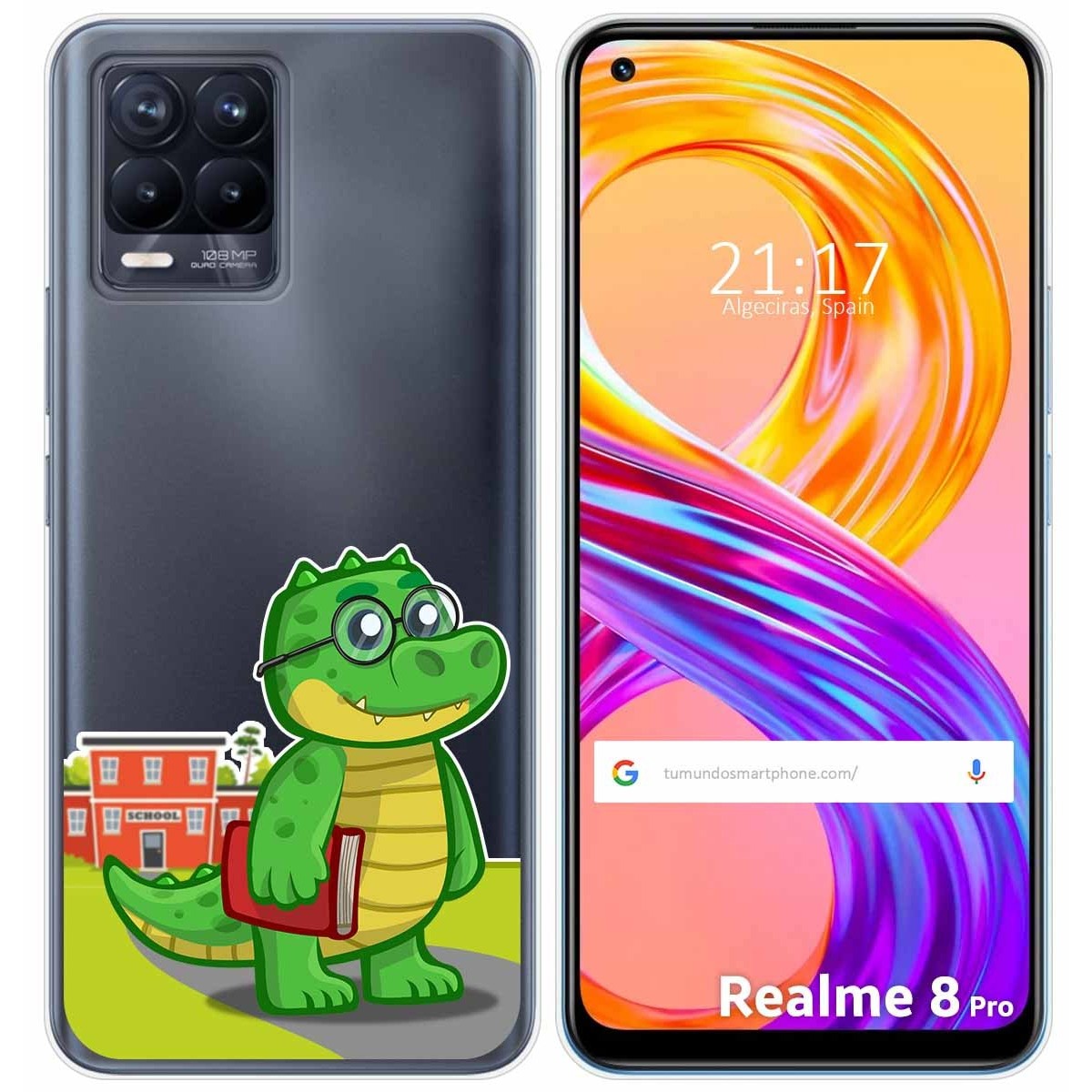 Funda Gel Transparente para Realme 8 4G / 8 Pro diseño Coco Dibujos