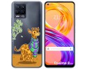 Funda Gel Transparente para Realme 8 4G / 8 Pro diseño Jirafa Dibujos