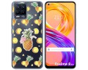 Funda Gel Transparente para Realme 8 4G / 8 Pro diseño Piña Dibujos