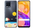 Funda Gel Transparente para Realme 8 4G / 8 Pro diseño Playa Dibujos