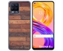 Funda Gel Tpu para Realme 8 4G / 8 Pro diseño Madera 03 Dibujos