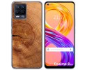 Funda Gel Tpu para Realme 8 4G / 8 Pro diseño Madera 04 Dibujos