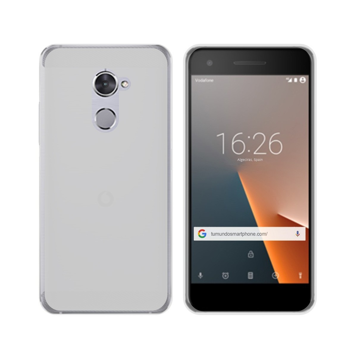 Funda Gel Tpu para Vodafone Smart V8 Color Transparente