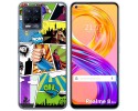 Funda Gel Tpu para Realme 8 4G / 8 Pro diseño Comic Dibujos