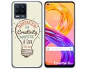 Funda Gel Tpu para Realme 8 4G / 8 Pro diseño Creativity Dibujos