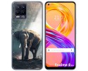 Funda Gel Tpu para Realme 8 4G / 8 Pro diseño Elefante Dibujos