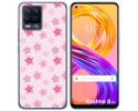 Funda Gel Tpu para Realme 8 4G / 8 Pro diseño Flores Dibujos