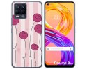 Funda Gel Tpu para Realme 8 4G / 8 Pro diseño Flores Vintage Dibujos