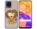 Funda Gel Tpu para Realme 8 4G / 8 Pro diseño Leon Dibujos