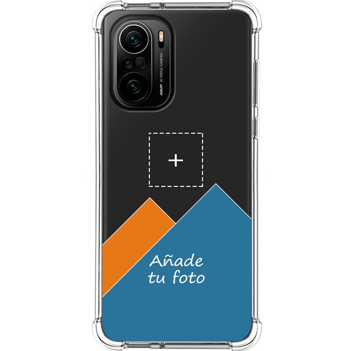 Personaliza tu Funda Silicona Anti-Golpes Transparente con tu Fotografía para Xiaomi POCO F3 5G / Mi 11i 5G personalizada