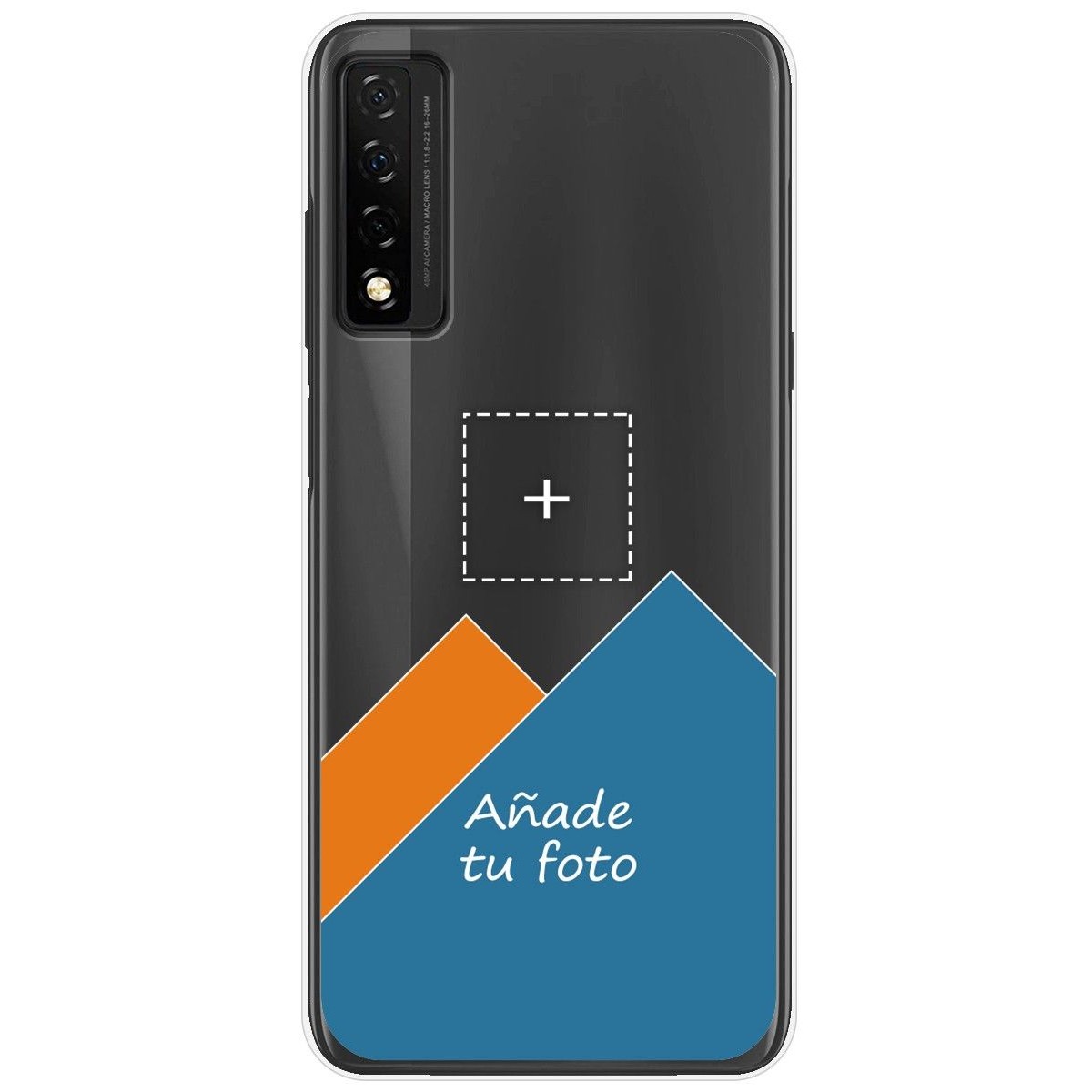 Personaliza tu Funda Gel Silicona Transparente con tu Fotografia para TCL 20 5G dibujo personalizada