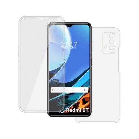 Funda Doble Transparente Pc + Tpu Full Body 360 para Xiaomi Redmi 9T